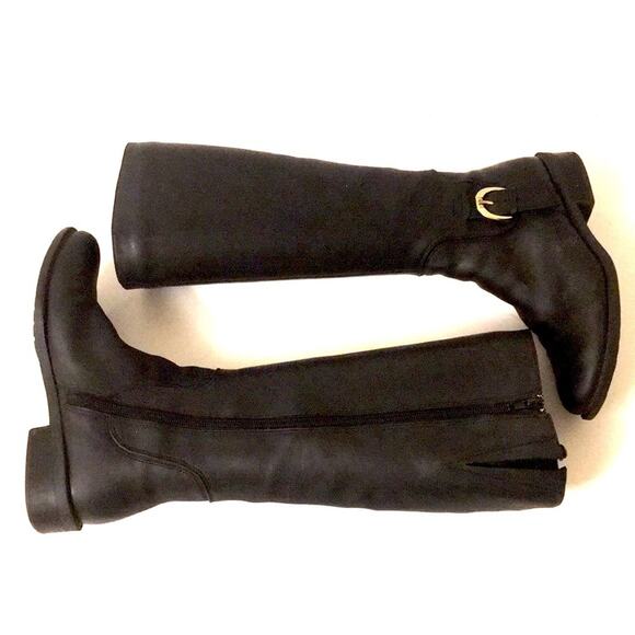 MeToo Dee leather riding boots black size 6 EUC --- - Picture 6 of 8